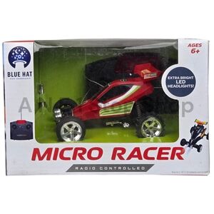 Blue Hat Toy Company Micro Racer Radio Controlled Car 49 MHz 4.5" - 2012